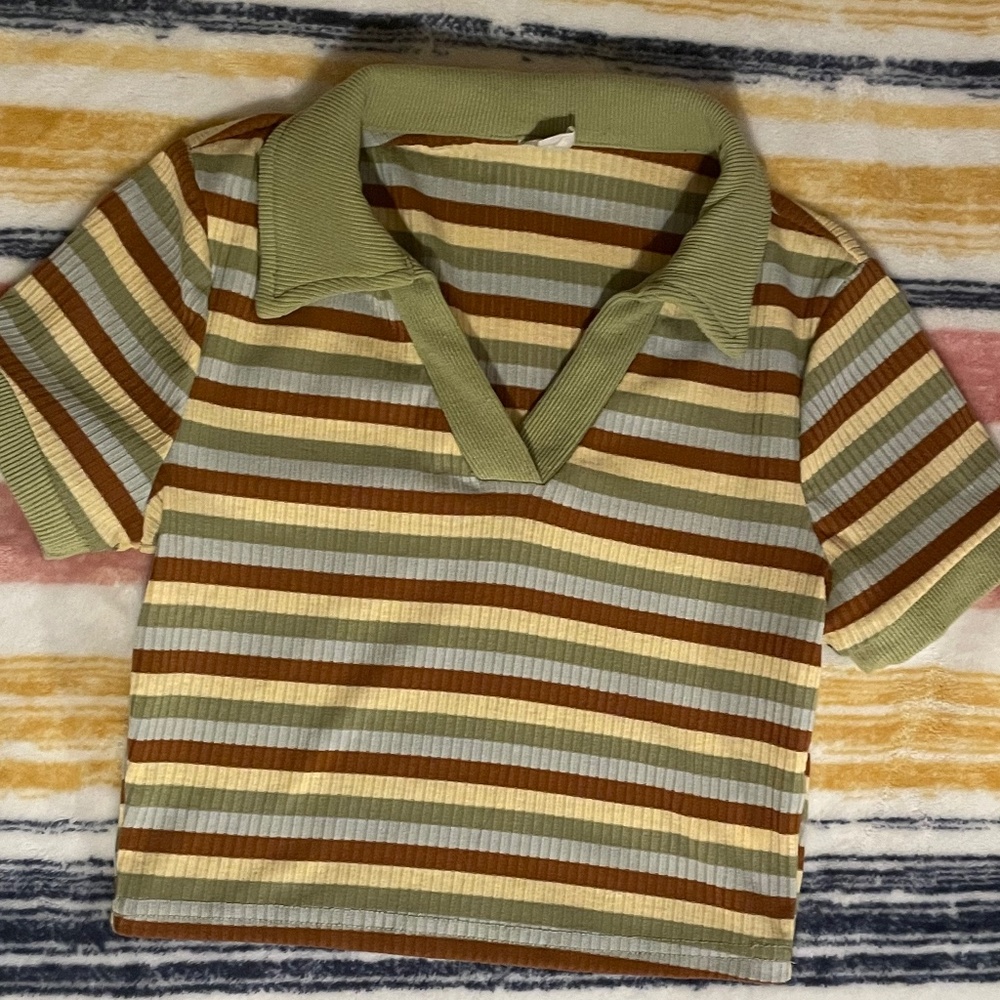 70s crop top